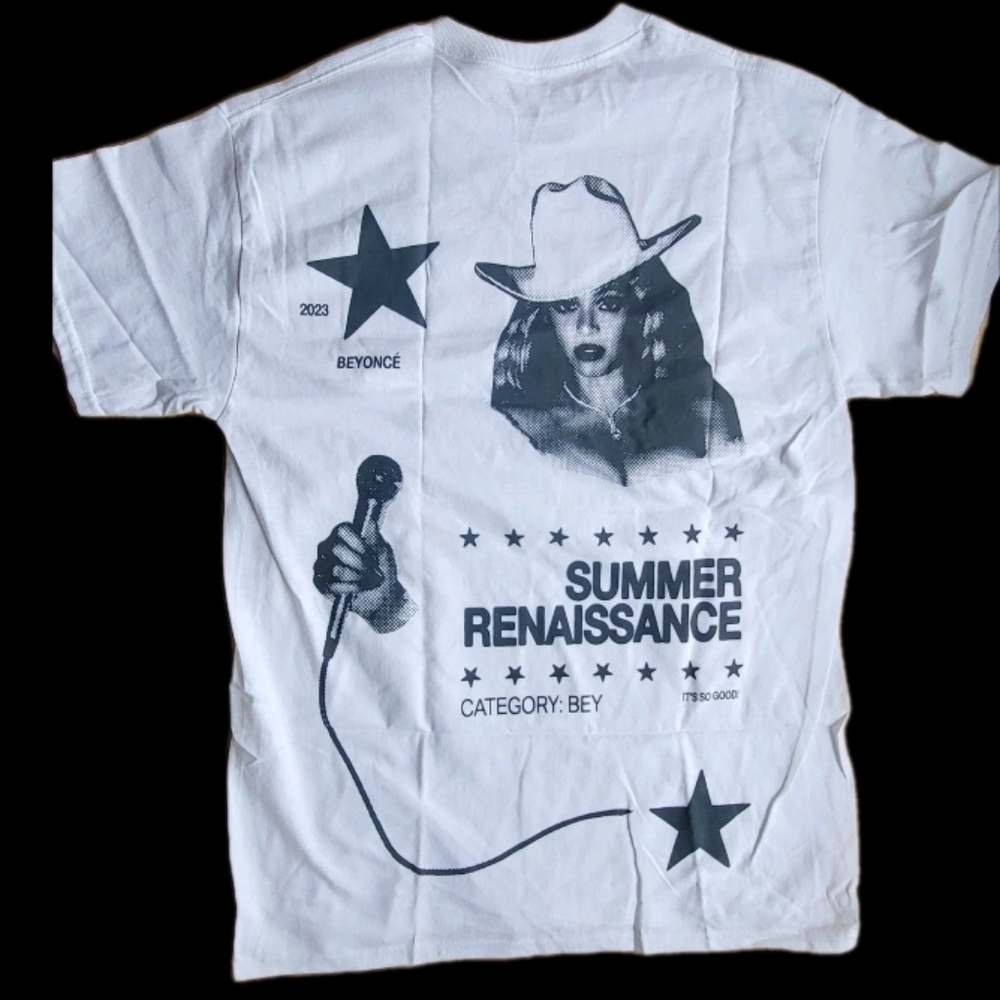New Beyonce Summer Renaissance World Tour Tee Shirt Size Medium